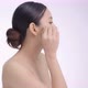 Beauty Face Asian Woman With Fresh Clean Skin Using Eye Pad. - VideoHive Item for Sale