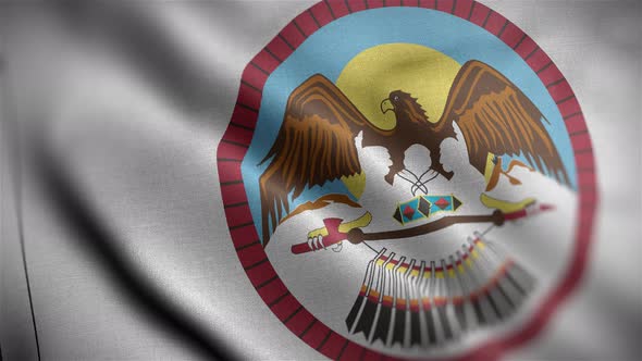 Flag Of The Uintah And Ouray Indian Reservation Angle