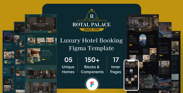 Rotal – Luxury Hotel Booking Figma Template – 0 Sold!