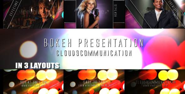 Bokeh Presentation Pack (3 Layouts)