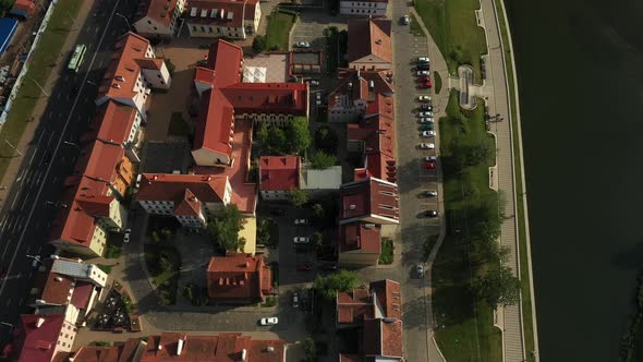 Panoramic View of the Historical Center of Minsk