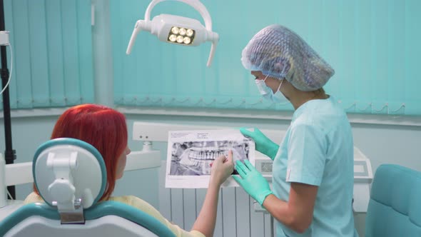 Woman Dentist at Work