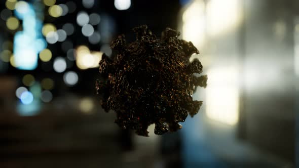 Coronavirus COVID 19 Quarantine on Empty City Streets alt