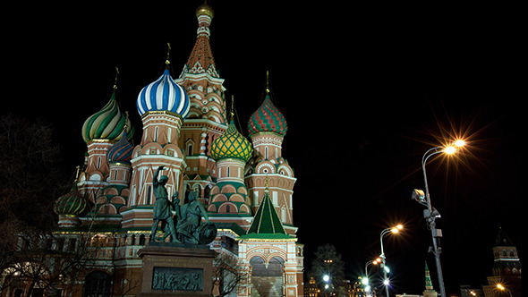 St Basil Cathedral In Moscow