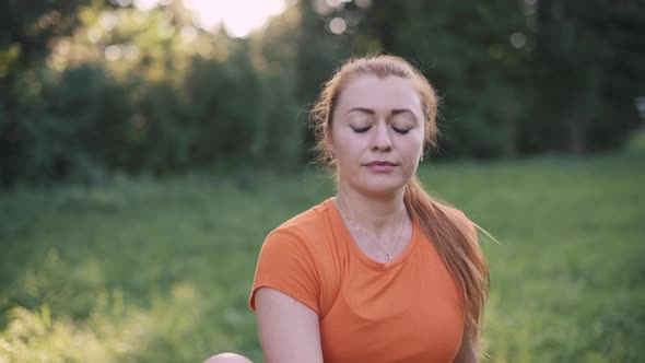 Woman Doing Yoga