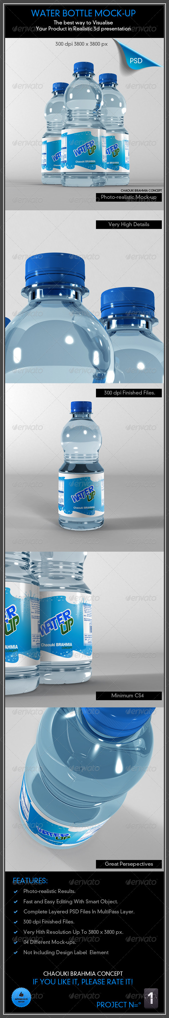 Water Bottle Mock-Up