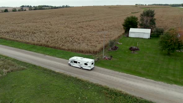 RV Farm Fields, Rural Lane