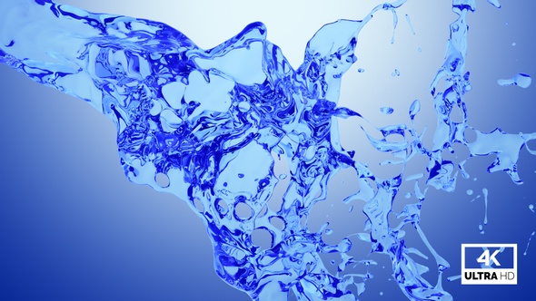 Splash Of Blue Water V2
