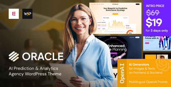 Oracle – AI Prediction & Analytics Agency WordPress Theme – 0 Sold!