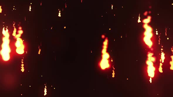 Fire Fall Background Loop