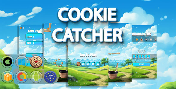 Cookie Catcher Game Template