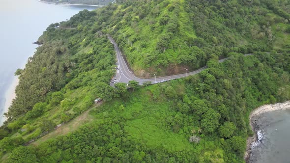 Aerial Hill and Beach