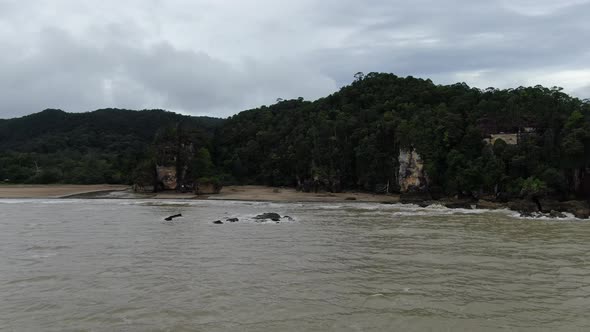 The Beaches at the most southern part of Borneo Island