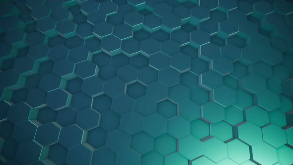 Abstract Hexagonal Geometric