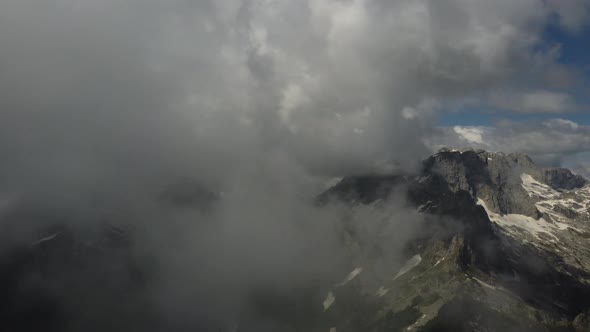 Beautiful Theth Valley Thethi in the Albanian Alps of Albania