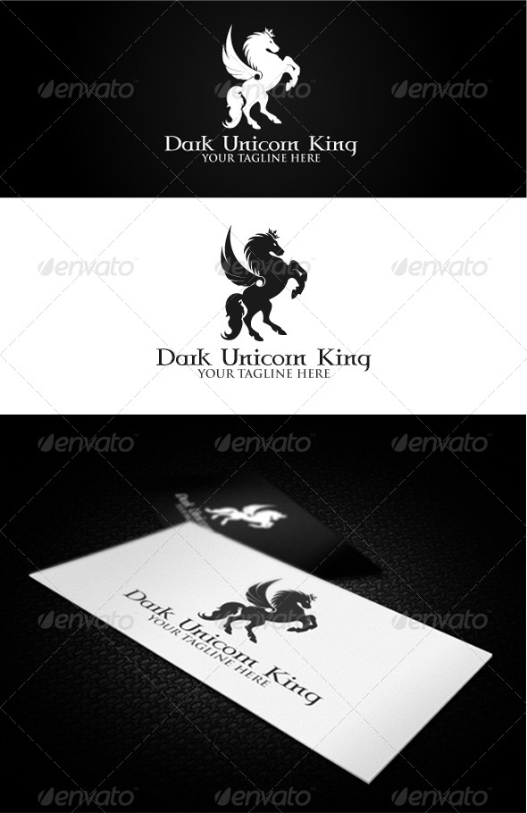 Dark Unicorn King Logo