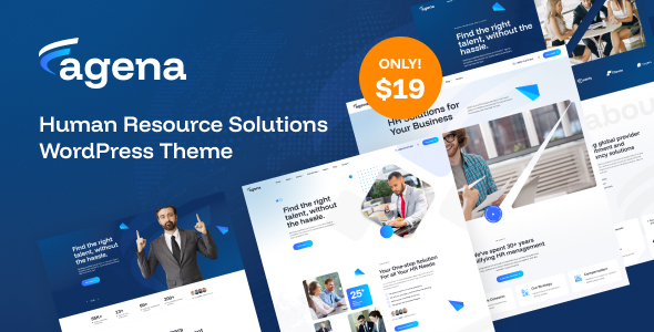 Agena – Human Resource Solutions WordPress Theme – 0 Sold!