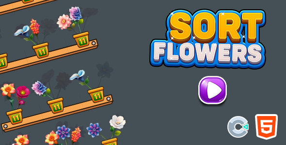 Sort Flowers - Html5 (Construct3)