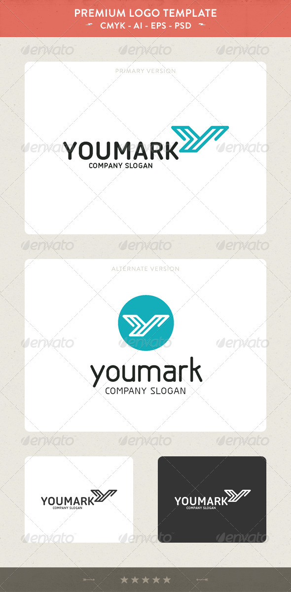 YouMark - Y Letter Logo