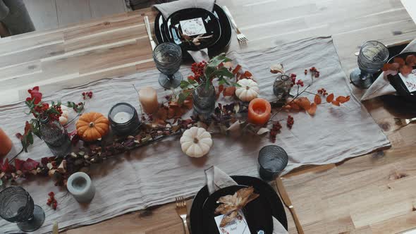 Festive Table Set-up