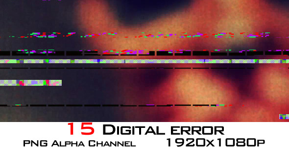 Digital Error Footage (15-Pack)