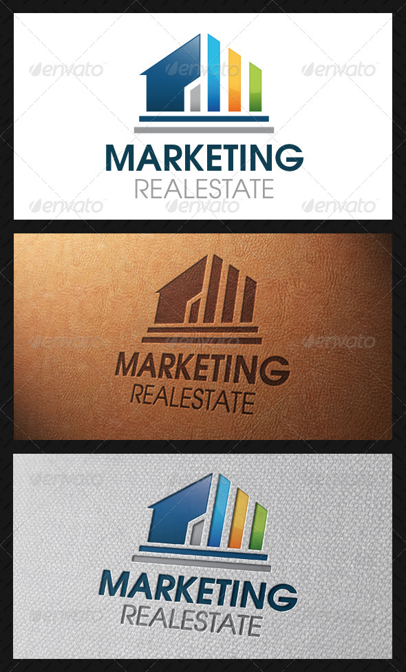 Marketing Real Estate Logo Template