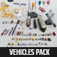 Vehicles Mega Pack Collection - Game Ready - 3DOcean Item for Sale