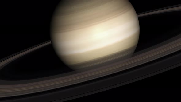 Concept 1-UR1 View of the Realistic Planet Saturn
