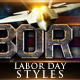 Labor Day Photoshop Styles - GraphicRiver Item for Sale
