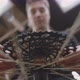 Mechanic Repairing Bicycle Wheel in Workshop - VideoHive Item for Sale