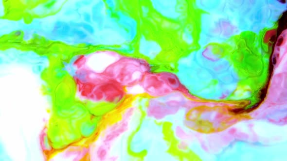 Abstract Background With Psychedelic Painting In Vivid Colors 481