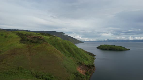 Aerial Lake Toba