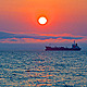 Evening Sun and Ship - VideoHive Item for Sale