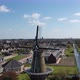Wonderful Aerial View Of A Village With A Windmill - VideoHive Item for Sale