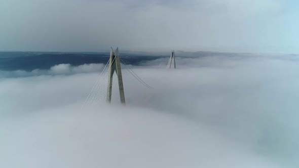 Yavuz Sultan Selim Bridge Aerial View alt