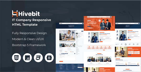 Hivebit – IT Solutions and Services HTML Template – 0 Sold!