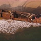 Aerial view of a shipwreck at the beach, Angola, Africa - VideoHive Item for Sale
