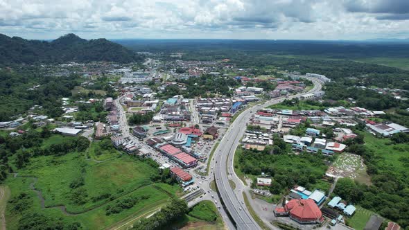 The Towns of Sarawak, Borneo, Malaysia