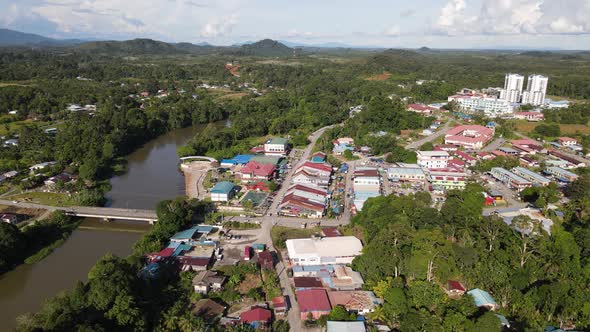 The Towns of Sarawak, Borneo, Malaysia