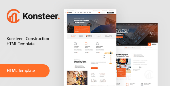 Konsteer – Construction HTML Template – 0 Sold!