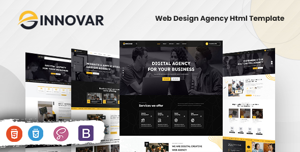 Innovar – Web Design Agency HTML Template – 0 Sold!