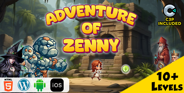 Adventure of Zenny HTML5 Construct 3 Game
