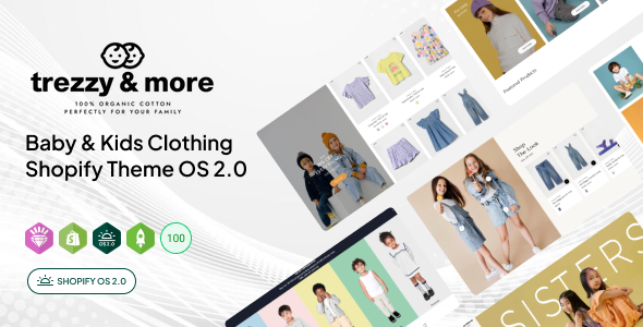 Trezzy | Baby & Kids Clothing Shopify Theme OS 2.0 – 0 Sold!