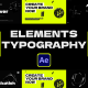 Elements Typography for After Effects - VideoHive Item for Sale