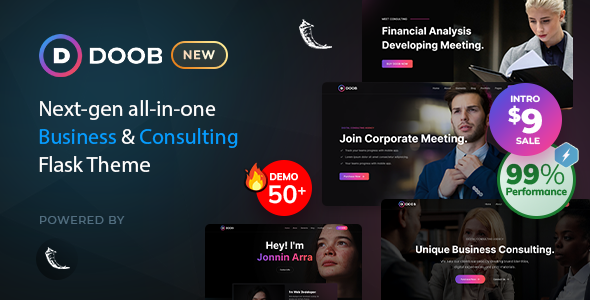 Doob – Business & Consulting Flask Template – 0 Sold!