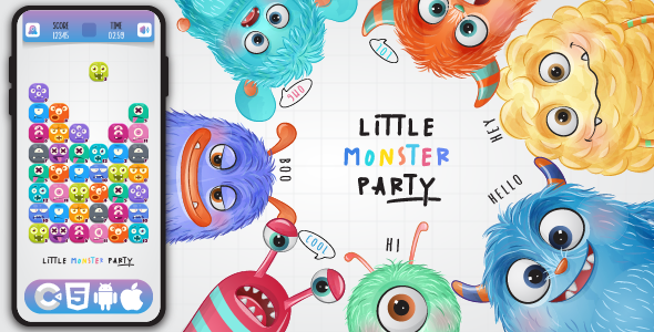 Monster Party - Merge HTML5 Game, Construct 3