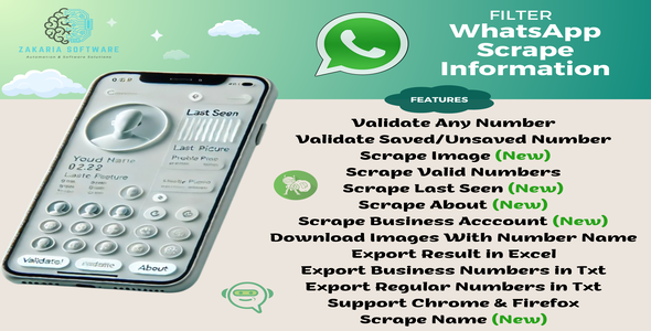 WhatsApp Number Validator & Profile Info Scraper