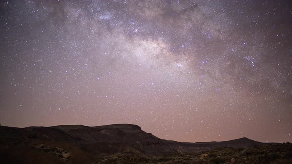 El Teide in Tenerife Canary Islands at Night