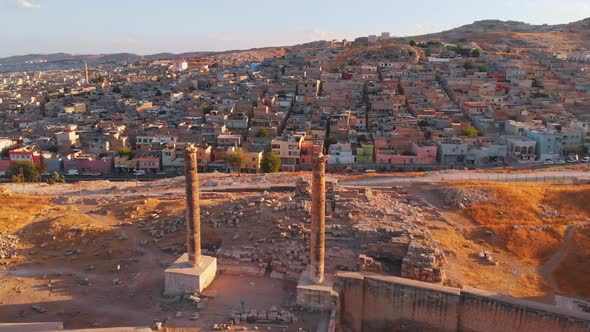 Ancient Architecture Columns In Turkey