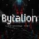 Bytalion – Futuristic Font - GraphicRiver Item for Sale